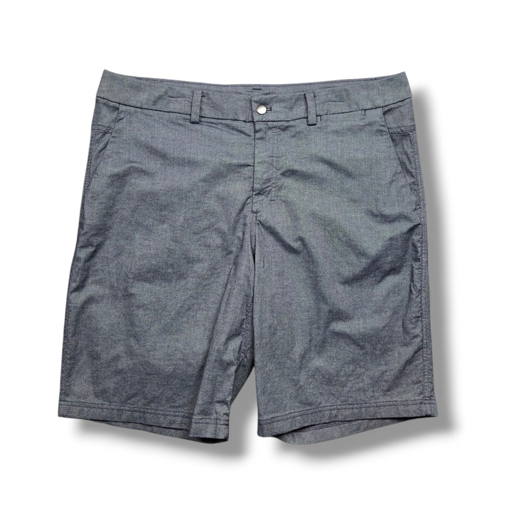 Lululemon The‎ Works Shorts Mens 38 Quick Oxford Chino 11" Blue M7936S
